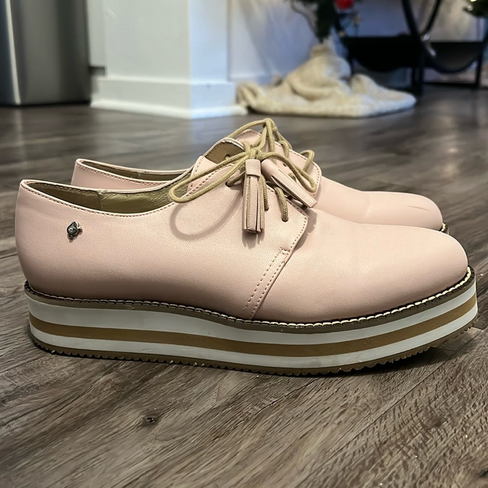 Women’s platform pink dress sneakers